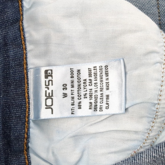 JOE Blue Denim Jeans - Size 30 bootcut - Picture 3 of 5